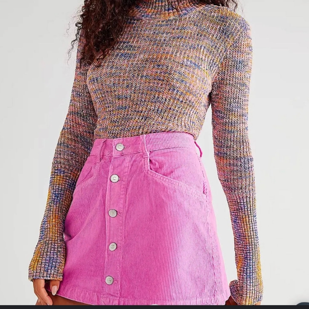 Free People Corduroy Skirt